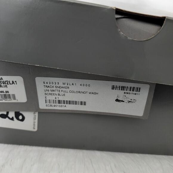Balenciaga Track Sneakers Screen Blue size EU 41 / US 8 NIB - Picture 13 of 13